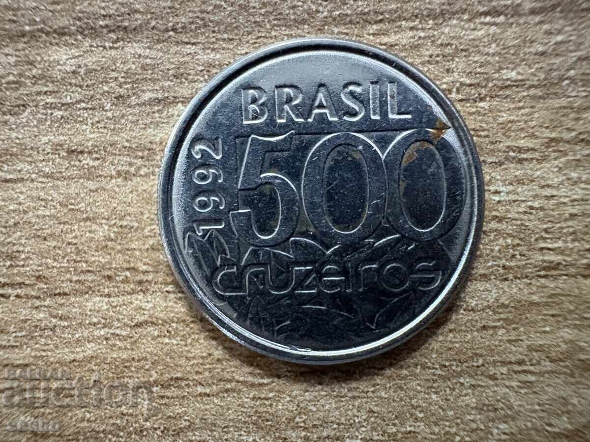 Brazil - 500 Cruzeiros (1992)