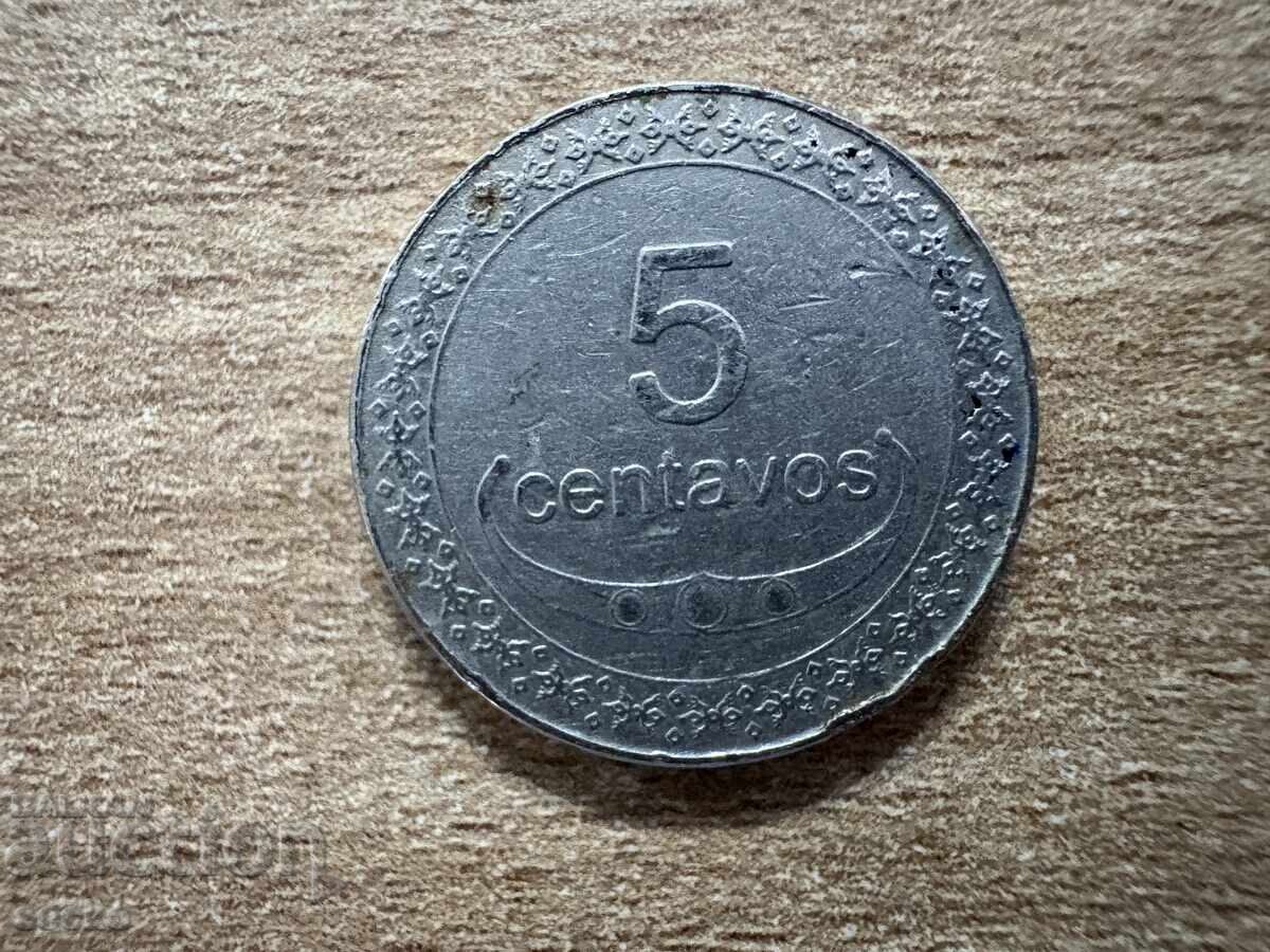 East Timor - 5 Centavos (2003)