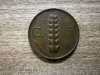 Италия - 5 чентезими (1925)