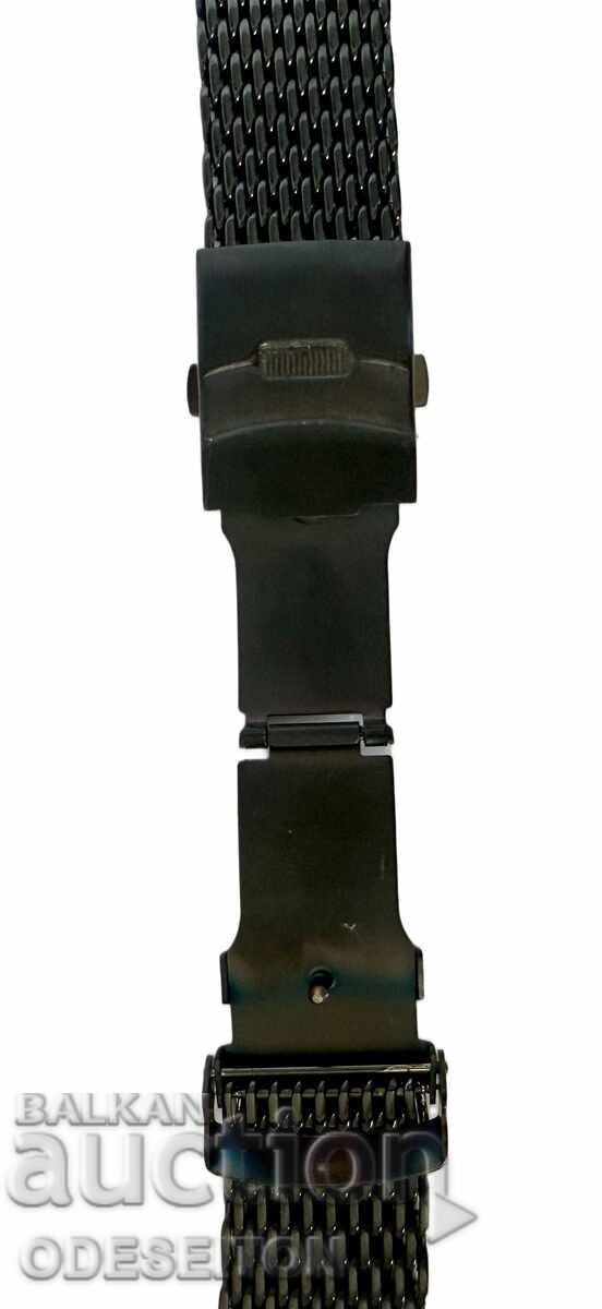 Μαύρο Ατσάλινο Μεταλλικό Βραχιόλι - Διάφορα Μεγέθη με τιμή € 39.99 | 78.21 BGN