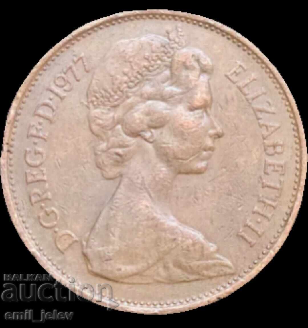 Licitație 2 pence - Regatul Unit (United Kingdom) 1977 god Licitație 2 pence - Regatul Unit (United Kingdom) 1977 god
