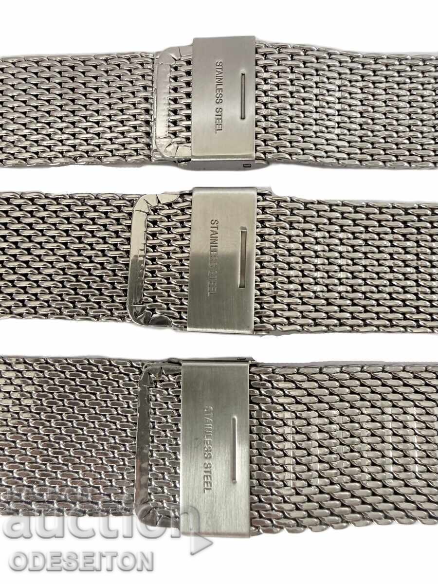 Licitație Brățară din oțel inoxidabil argintie – Ajustabilă până la 180 mm Licitație Brățară din oțel inoxidabil argintie – Ajustabilă până la 180 mm