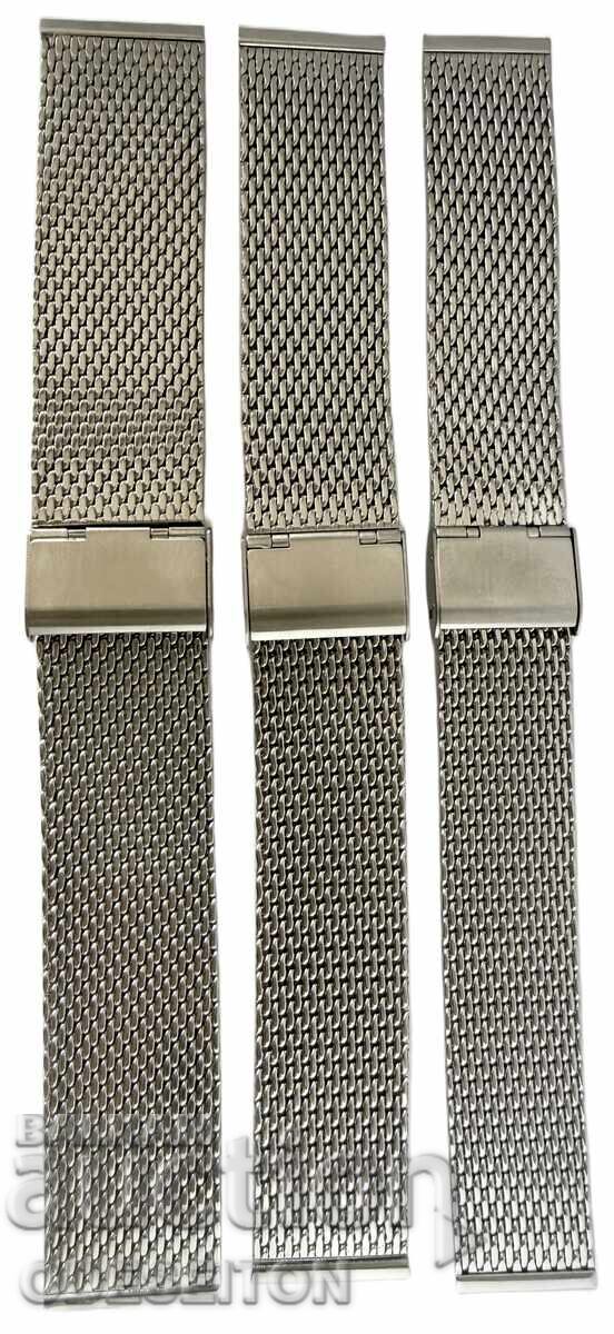 Brățară din oțel inoxidabil argintie – Ajustabilă până la 180 mm Brățară din oțel inoxidabil argintie – Ajustabilă până la 180 mm