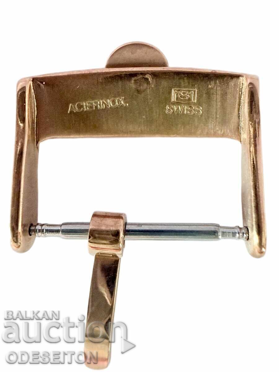 Cataramă din Oțel Inoxidabil Aurie OMEGA Model Clasic (16mm / 18mm) cu preț € 17.99 | 35.19 BGN