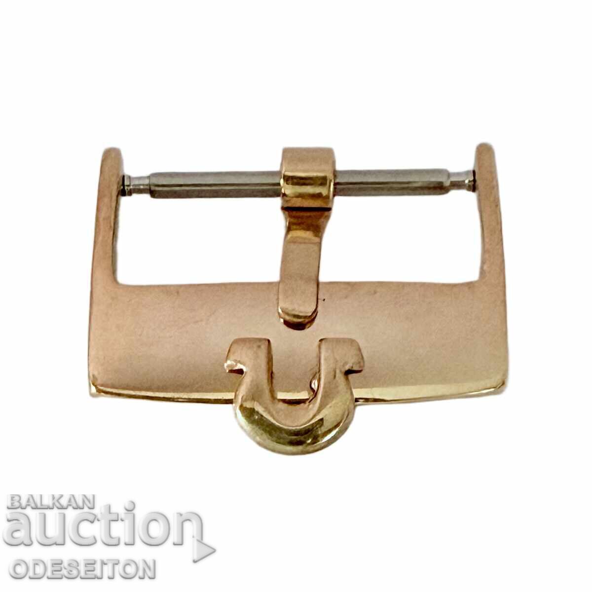 Cataramă din Oțel Inoxidabil Aurie OMEGA Model Clasic (16mm / 18mm)