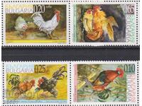 Καθαρές γραμματόσημες Φαύνα Πουλιά Ράτσες Πετεινών 2002 από Βουλγαρία