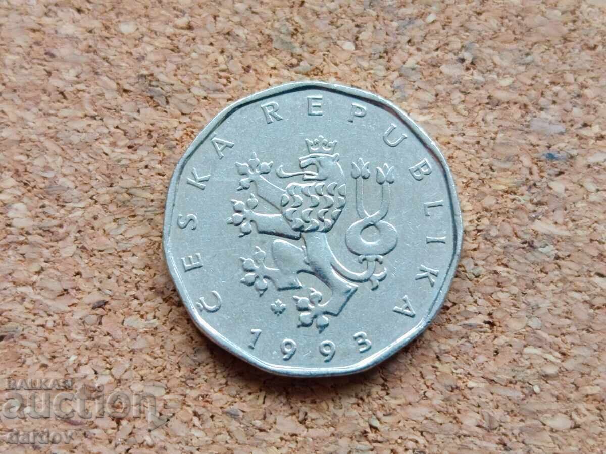 Czech Republic, 2 Koruny 1993 with price € 0.35 | 0.68 BGN