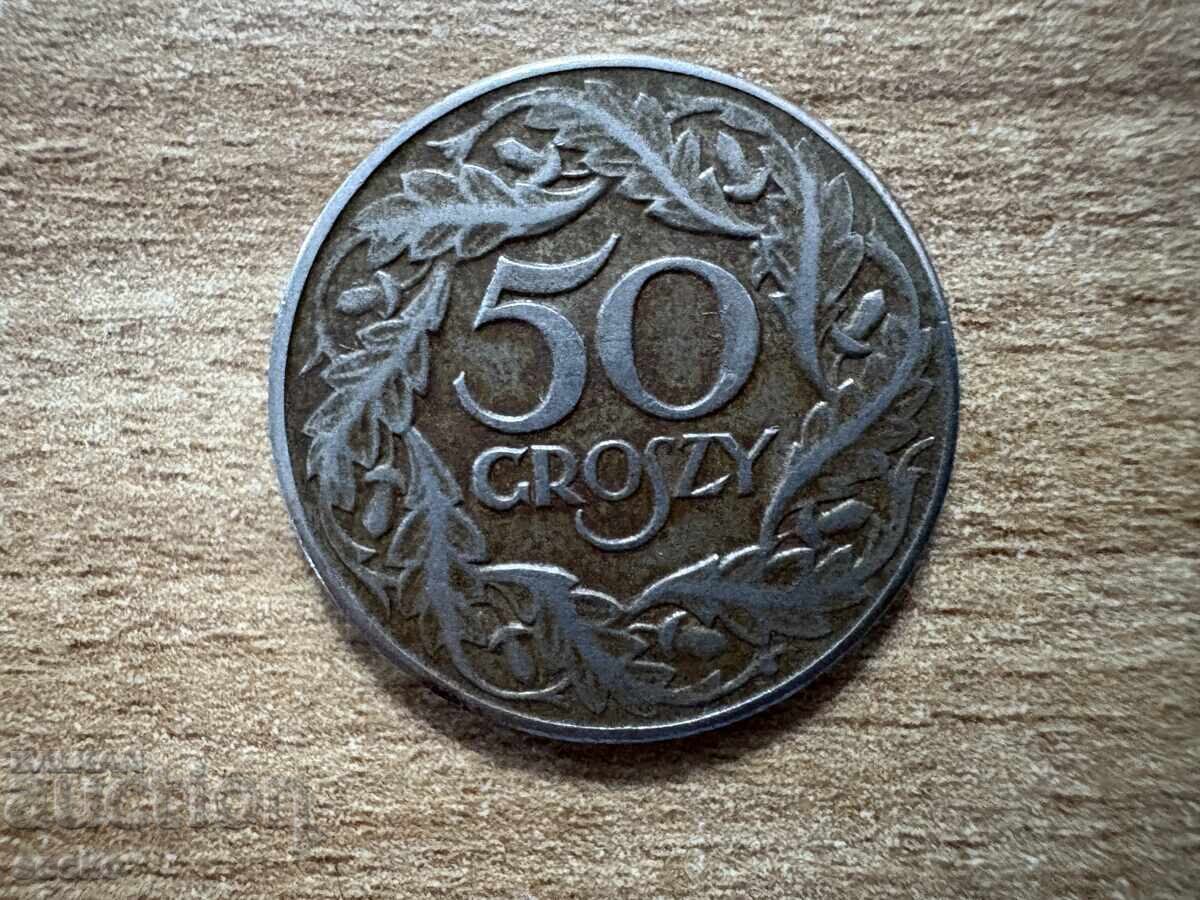 Πολωνία - 50 γρόσια (1938)