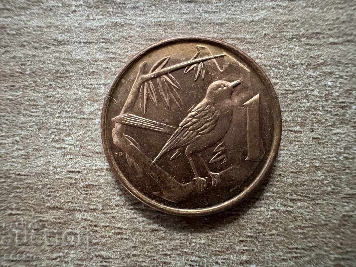 Νήσοι Κέιμαν - 1 σεντ (2017)