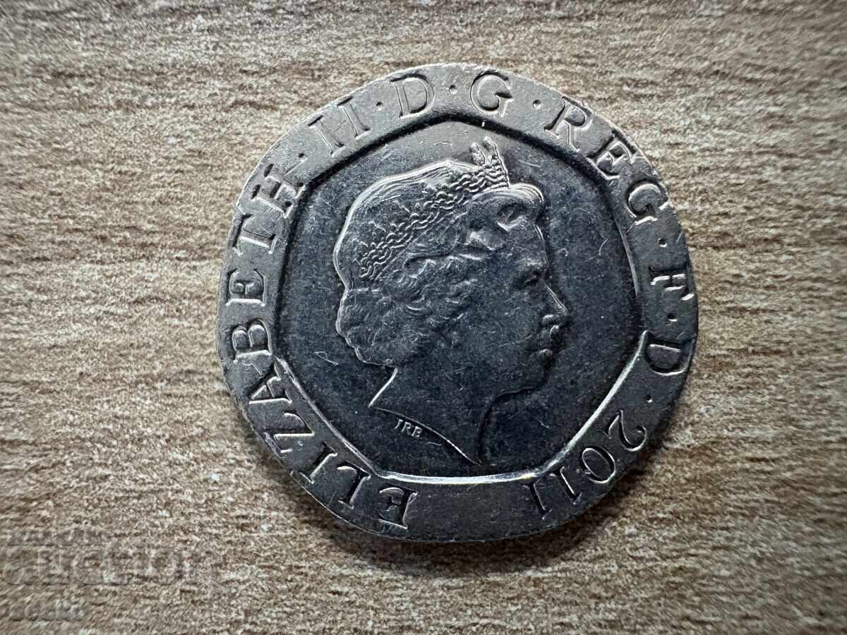 Ηνωμένο Βασίλειο - 20 πένες (2003) με τιμή € 0.20 | 0.39 BGN Ηνωμένο Βασίλειο - 20 πένες (2003) με τιμή € 0.20 | 0.39 BGN