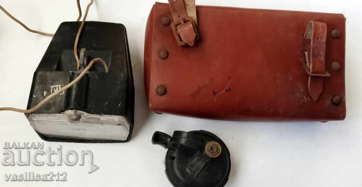 Аукцион Части от велосипед-стар фар,чантичка,звънец