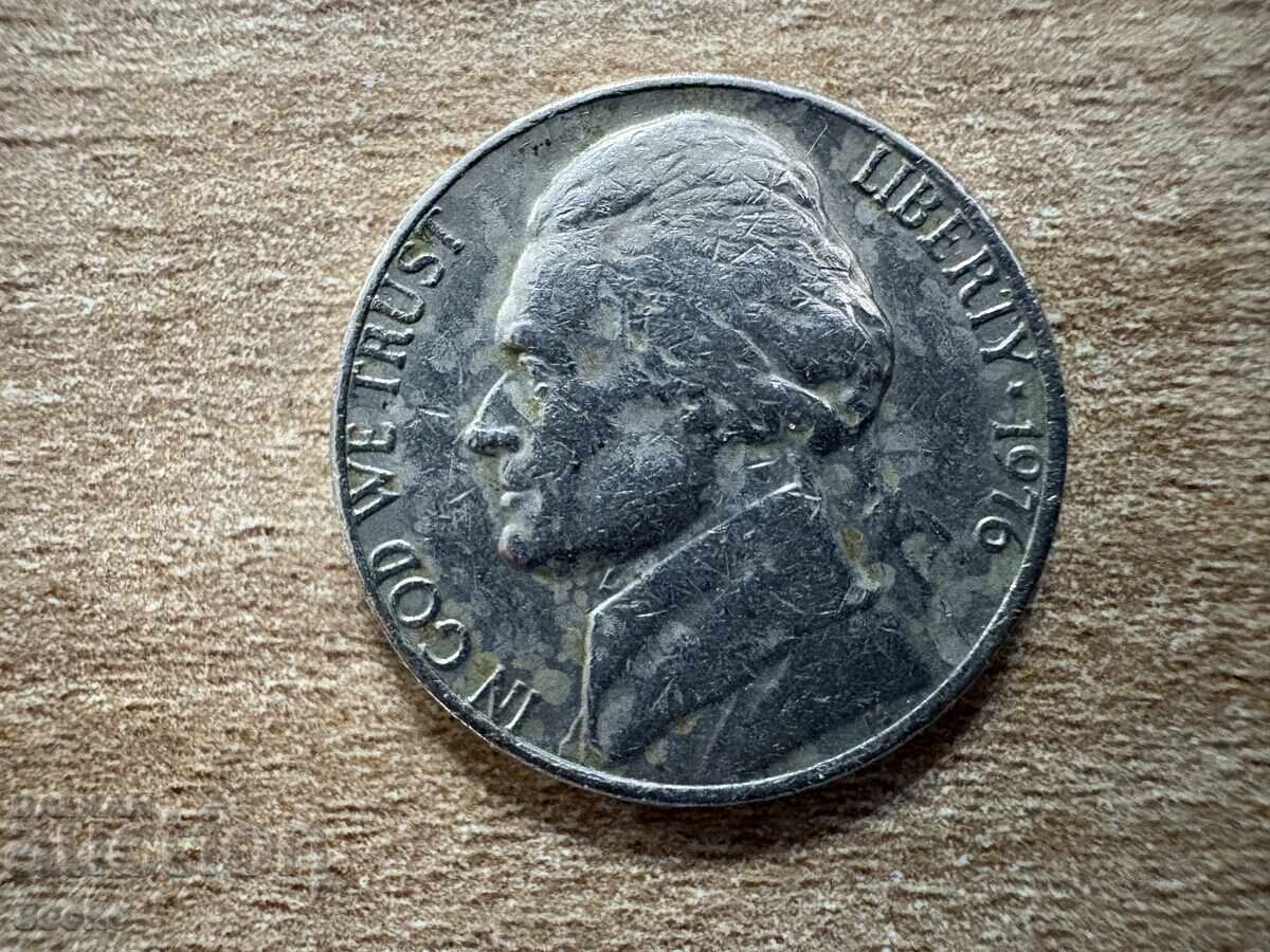 USA - 5 Cents (1976) with price € 0.08 | 0.16 BGN