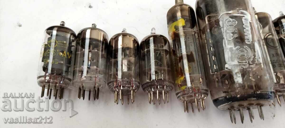 Vacuum tubes, lot with price € 5.00 | 9.78 BGN