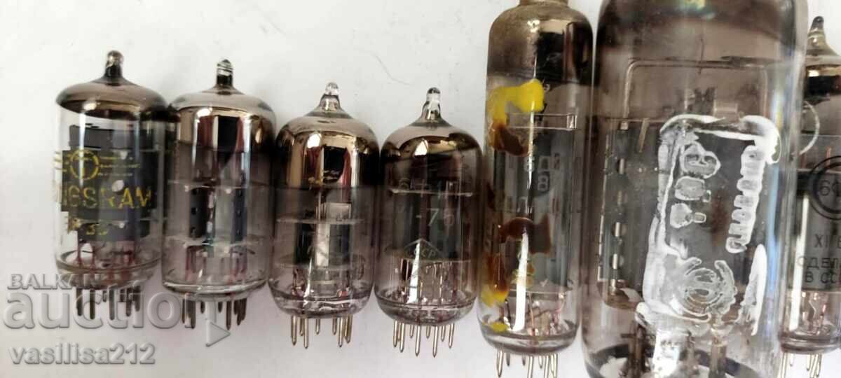 Vacuum tubes, lot - 5