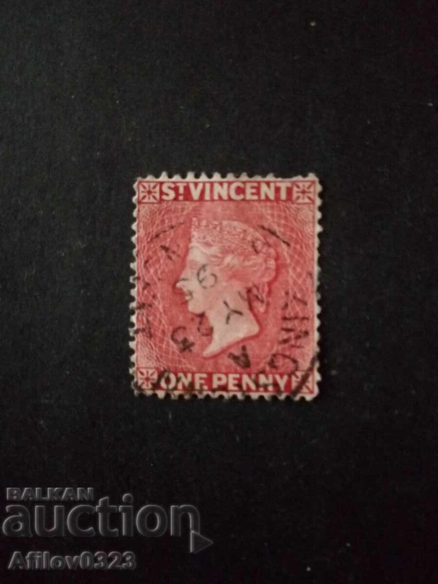 Μεταχειρισμένη γραμματόσημο - Σεντ Βίνσεντ - Ηνωμένο Βασίλειο