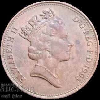 Δημοπρασία 2 πένες - Ηνωμένο Βασίλειο 1993