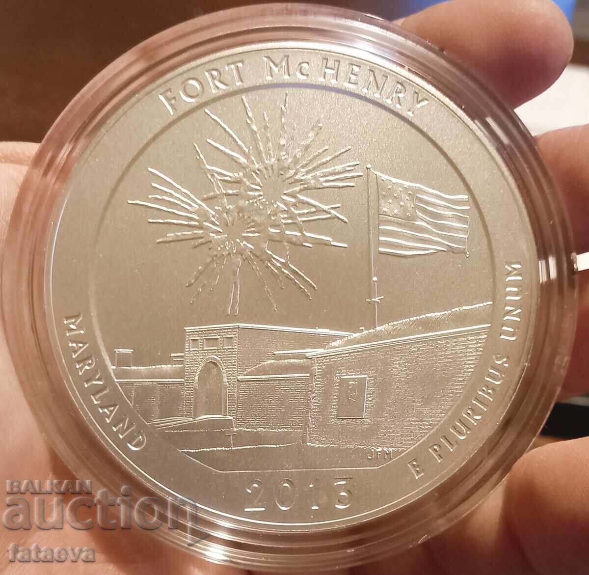 5 oz Ασήμι, Ford McHenry Meryland, 2013
