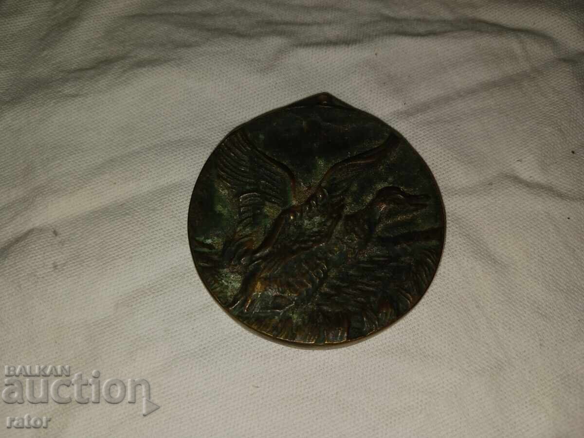 Medalie veche de vânătoare din bronz - RAȚĂ SĂLBATICĂ cu preț € 6.00 | 11.73 BGN Medalie veche de vânătoare din bronz - RAȚĂ SĂLBATICĂ cu preț € 6.00 | 11.73 BGN