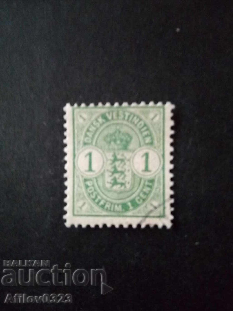 Used Stamp - Danish West Indies