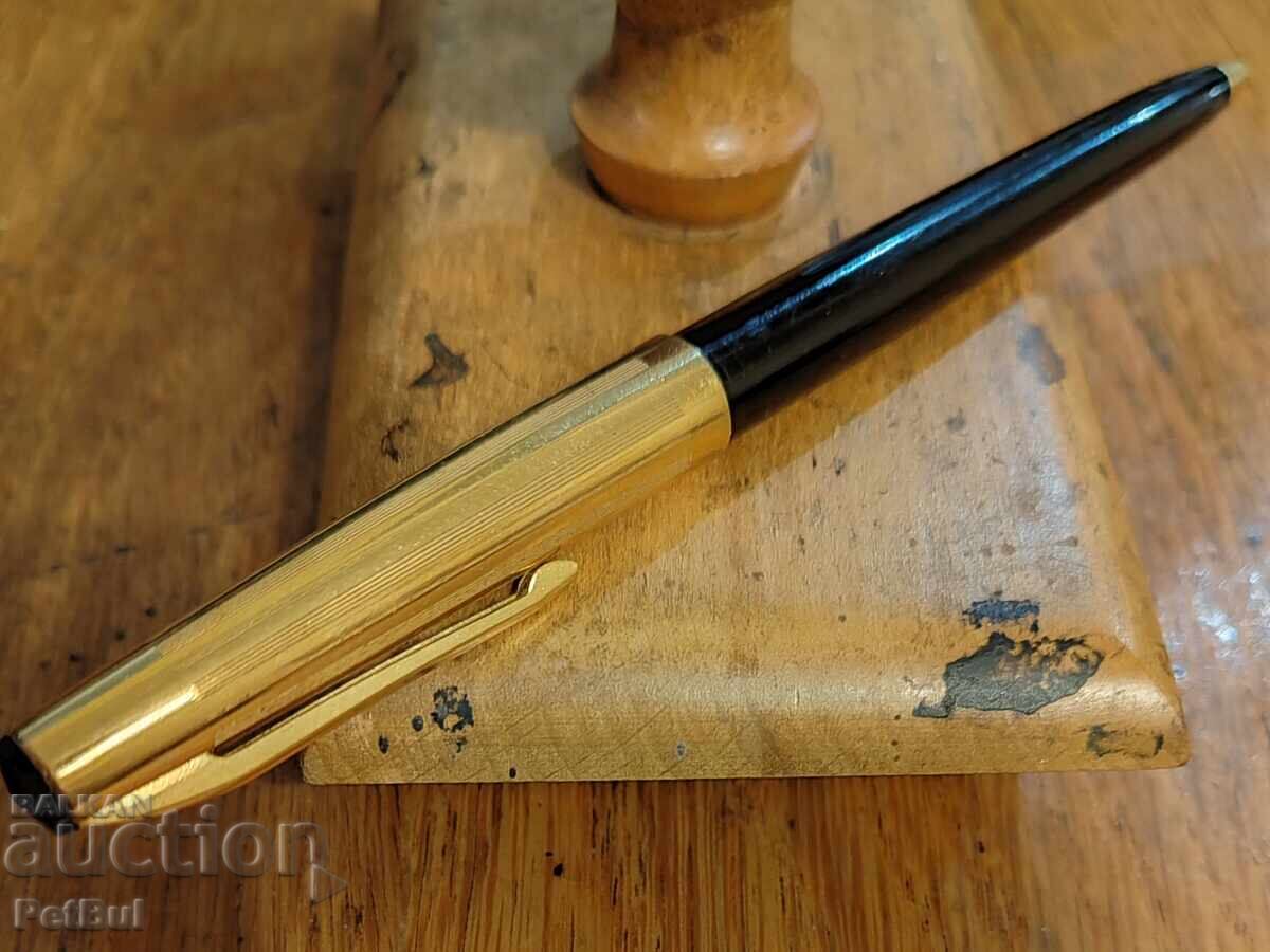Old USSR Fountain Pen, AR Gold Cap with Parker Converter Old USSR Fountain Pen, AR Gold Cap with Parker Converter
