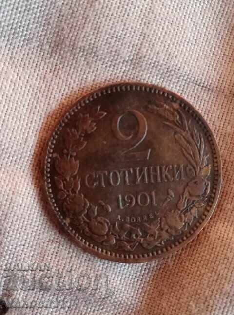 2 cents 1901