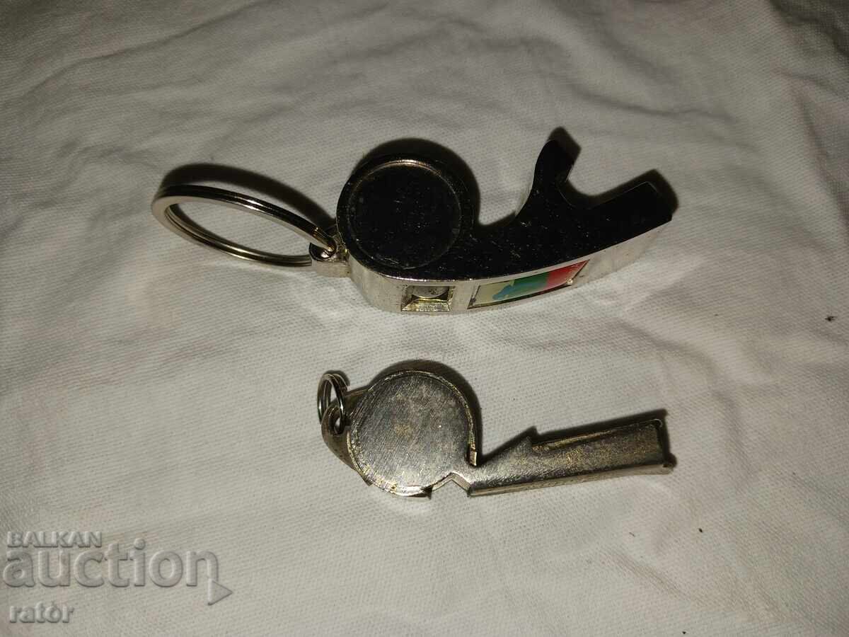 Metale vechi, fluiere de arbitru, fluier - deschizător de sticle - 5