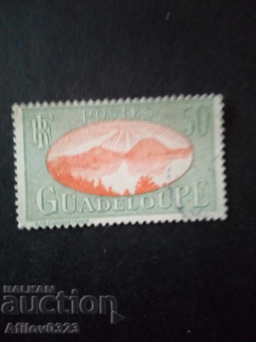 Marcă folosită - în Guadelupa-Franța