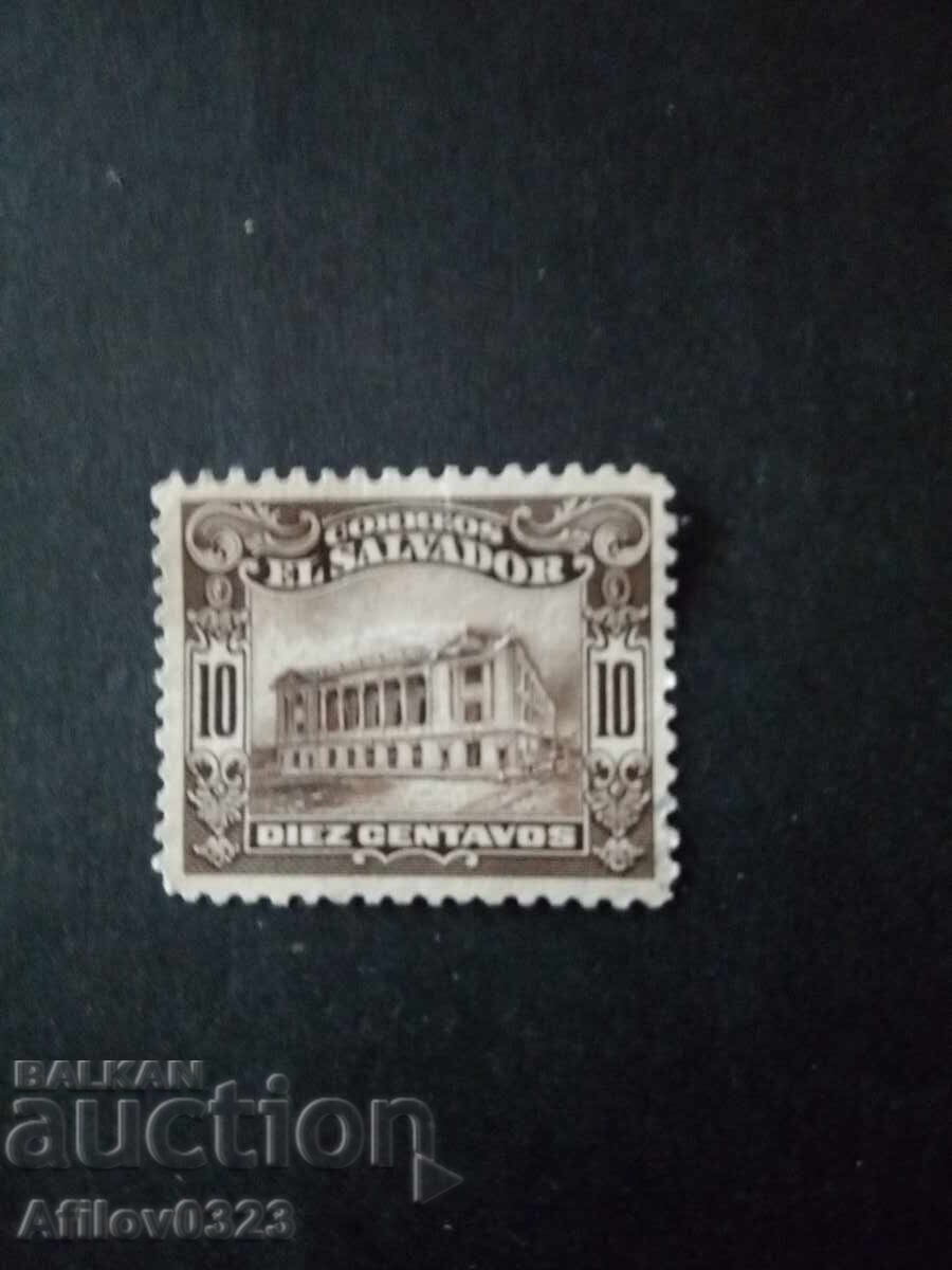 Marcă folosită - Republica El Salvador - America Centrală Marcă folosită - Republica El Salvador - America Centrală