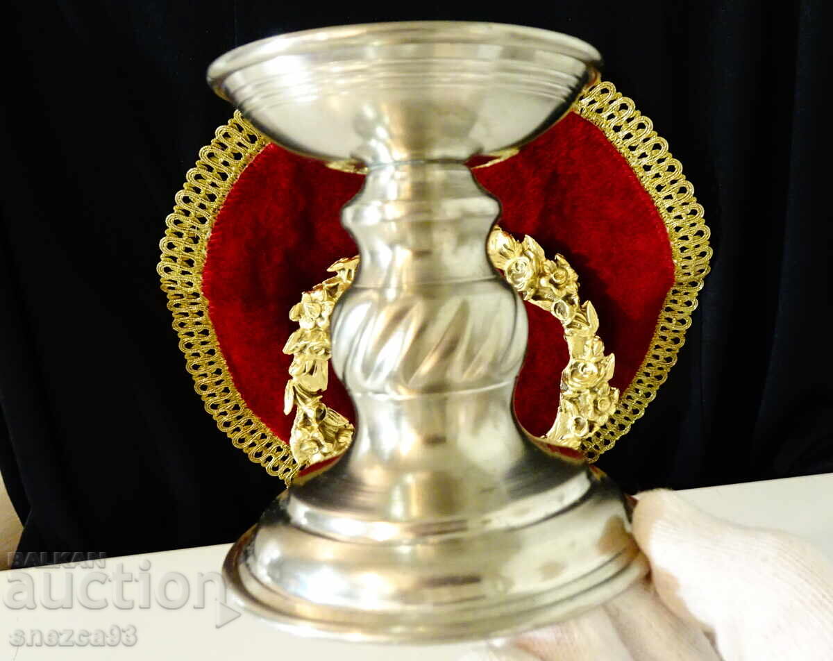 Delivery of Art Deco Kalain candlestick by WWM Delivery of Art Deco Kalain candlestick by WWM