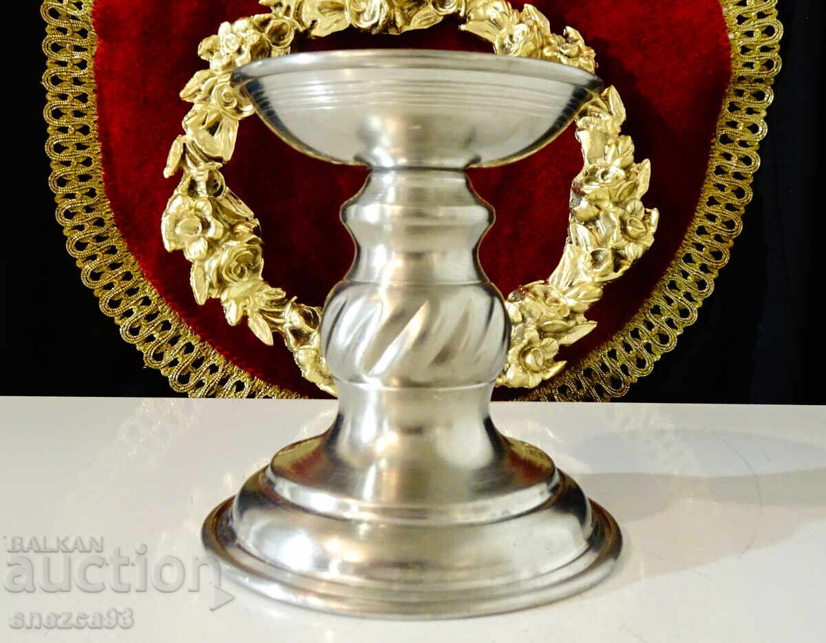 Art Deco Kalain candlestick by WWM Art Deco Kalain candlestick by WWM