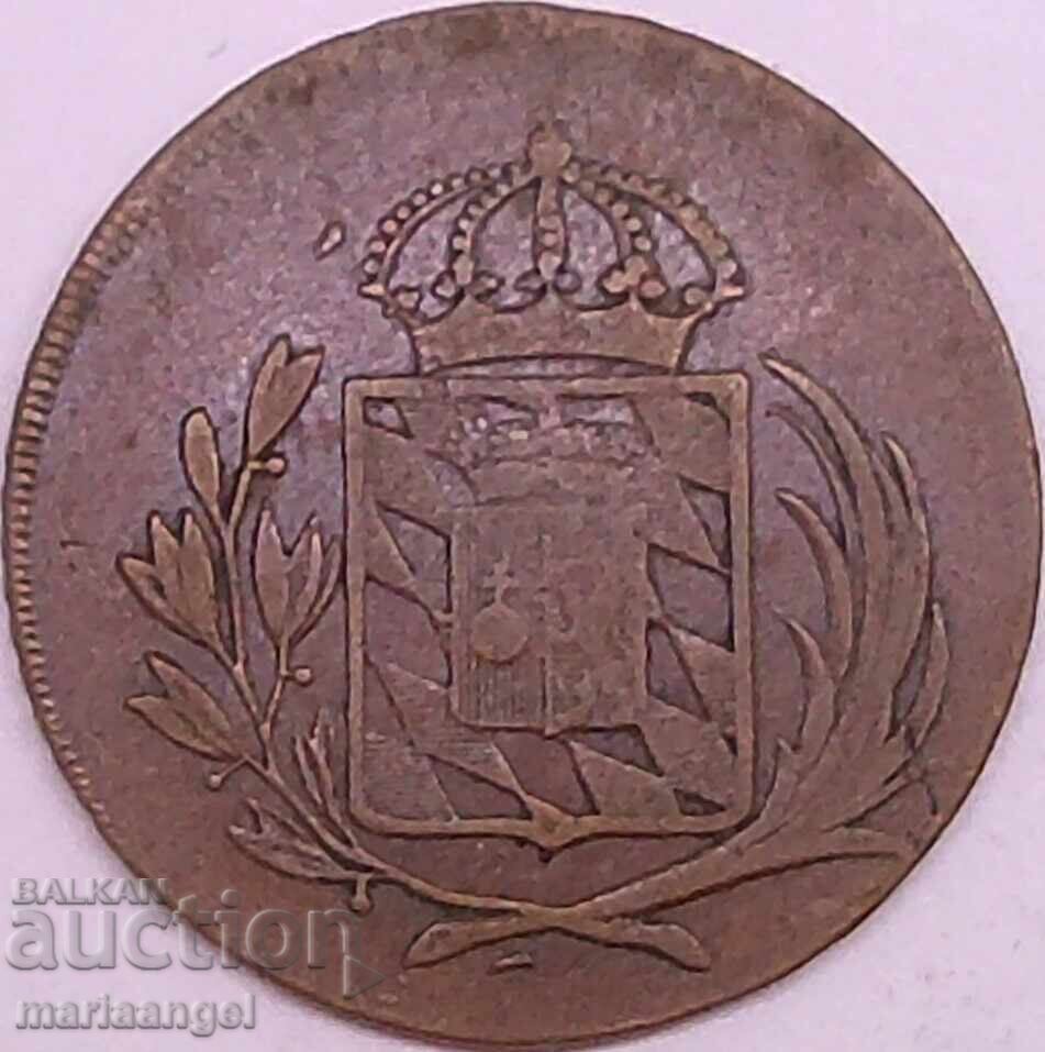 Licitație 1 Kreuzer 1806 Ocupația Tirolului Bavaria - rar Licitație 1 Kreuzer 1806 Ocupația Tirolului Bavaria - rar
