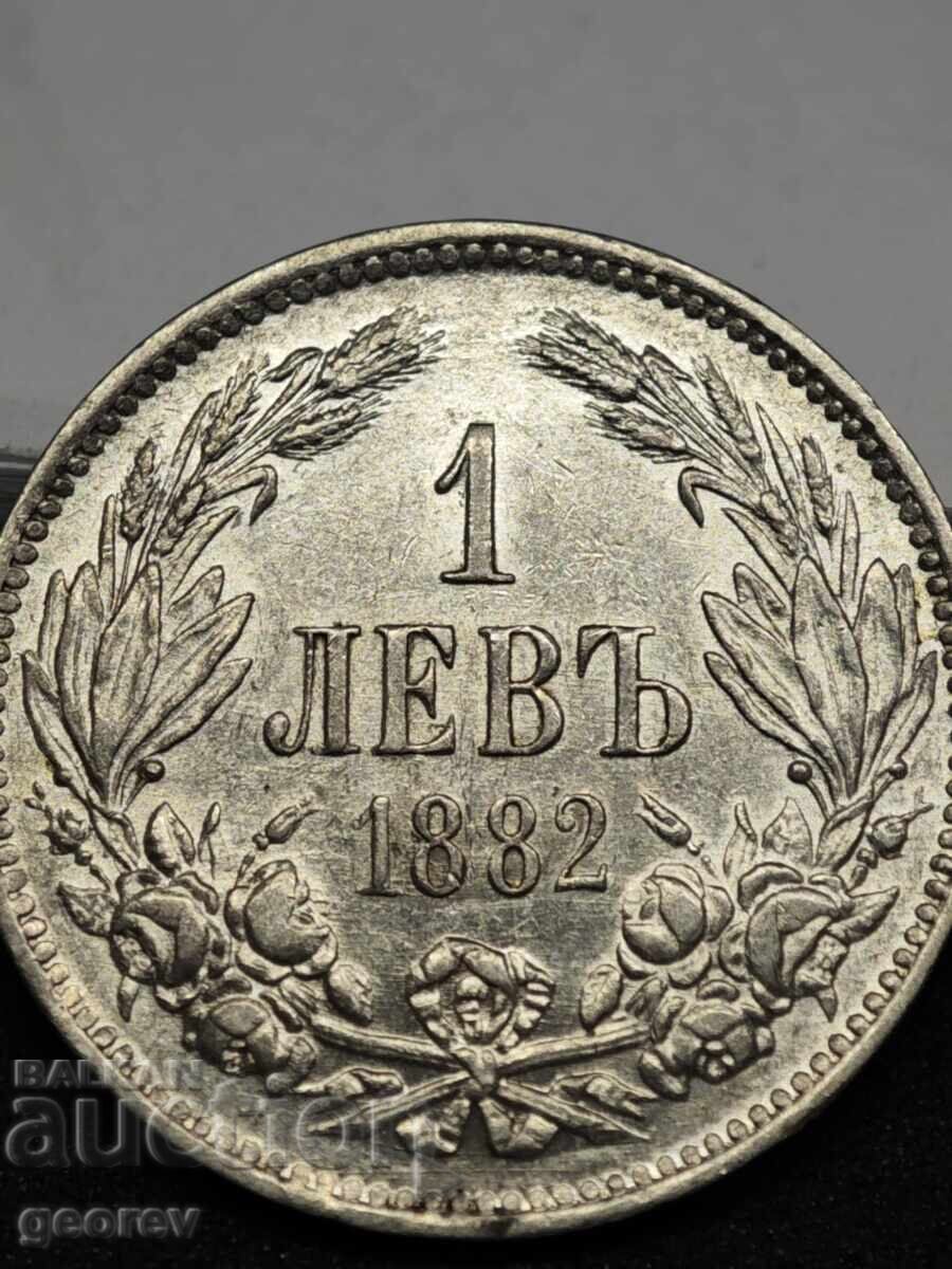1 Лев 1882 г. със грешка АУ58 с цена € 700.00 | 1369.08 лв. 1 Лев 1882 г. със грешка АУ58 с цена € 700.00 | 1369.08 лв.