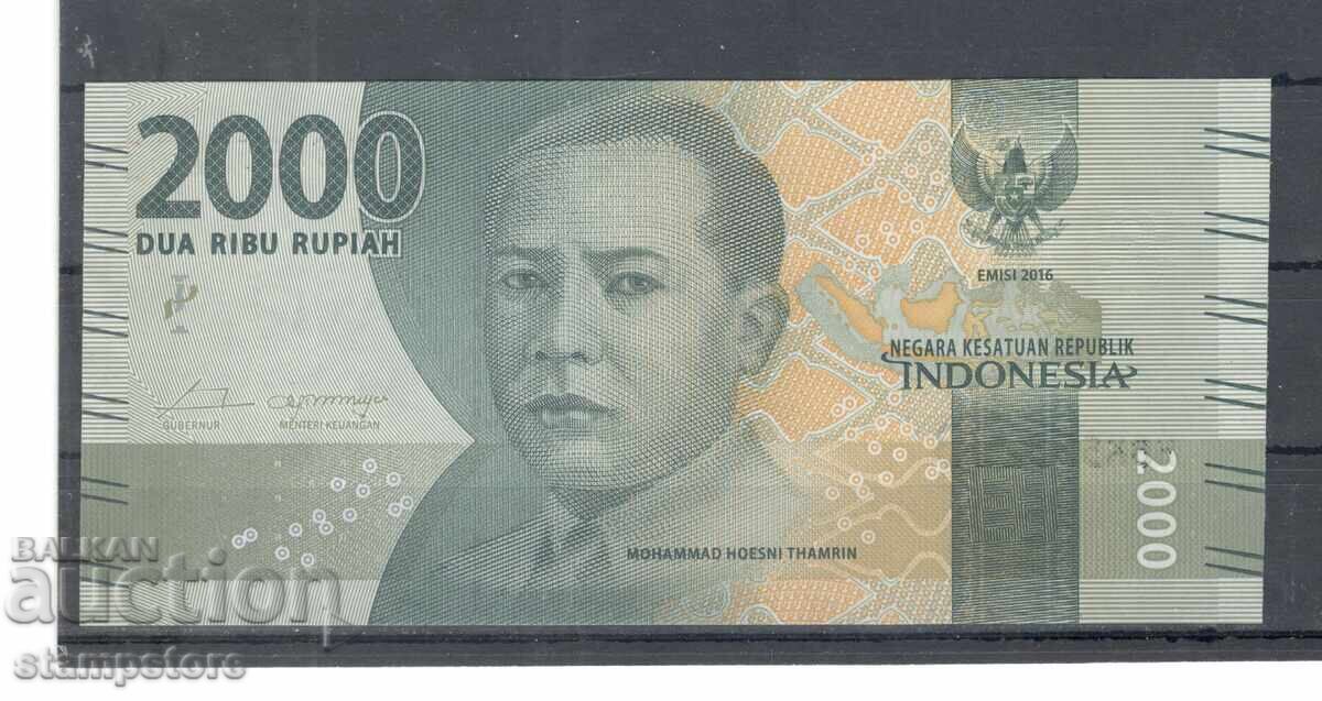 Индонезия - 2000 рупии 2016 г Индонезия - 2000 рупии 2016 г