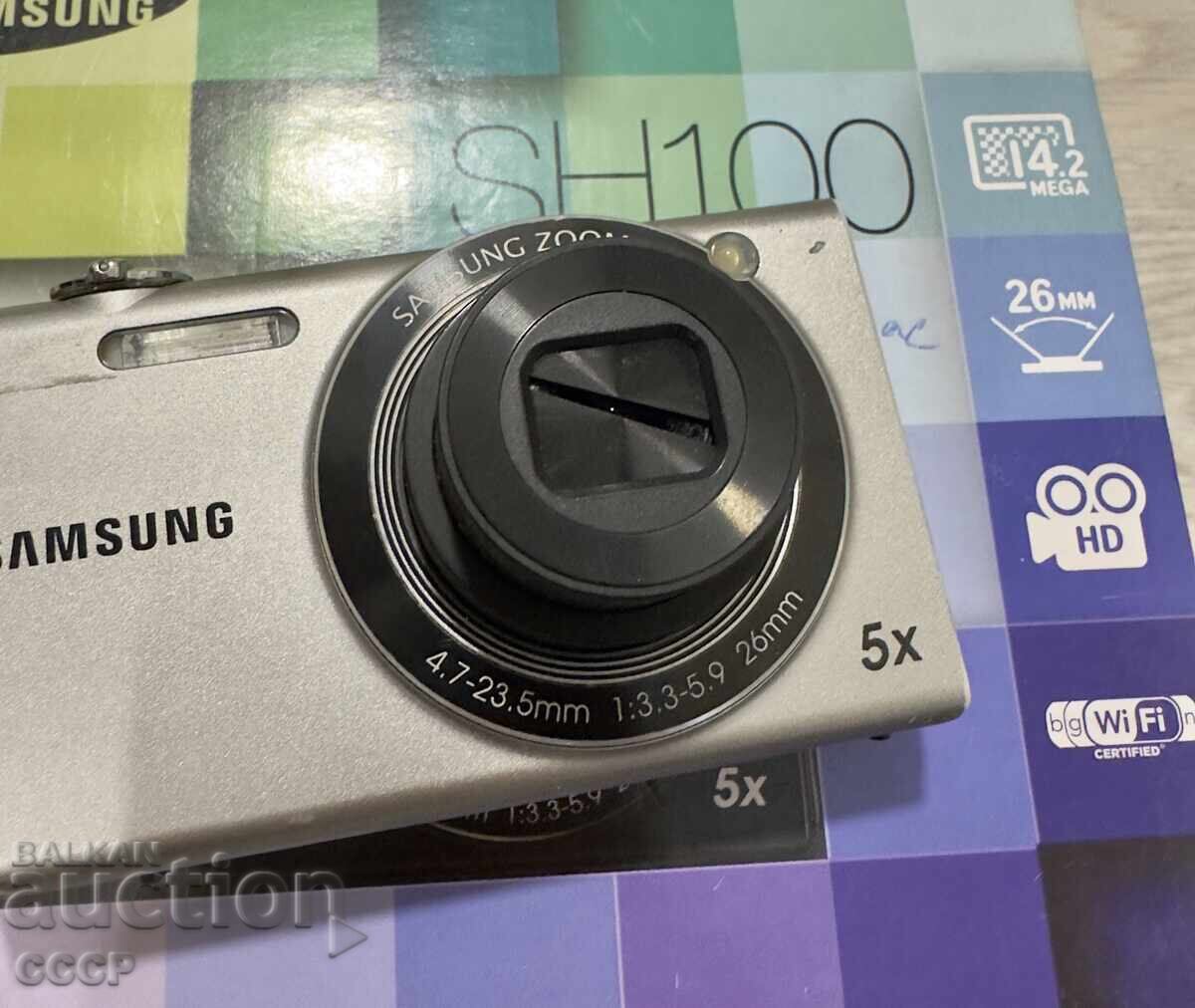 Auction  Samsung SH100 Camera - 14.2 Megapixels