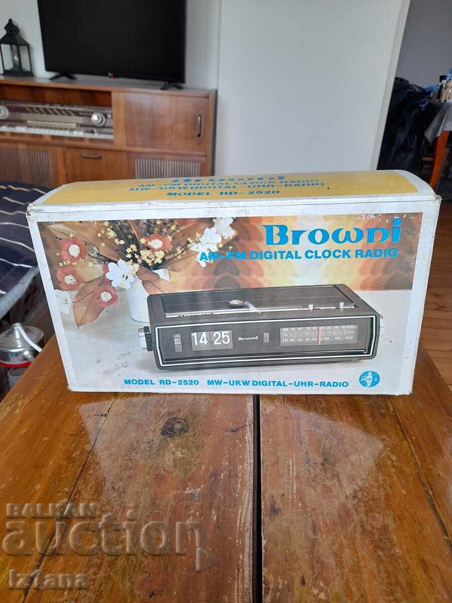 Browni Star Radio Clock