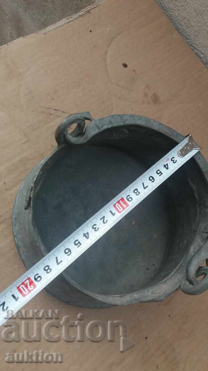 VAS DE CUPRU FORJAT MIC DE NUNTĂ, MÂNER - 5