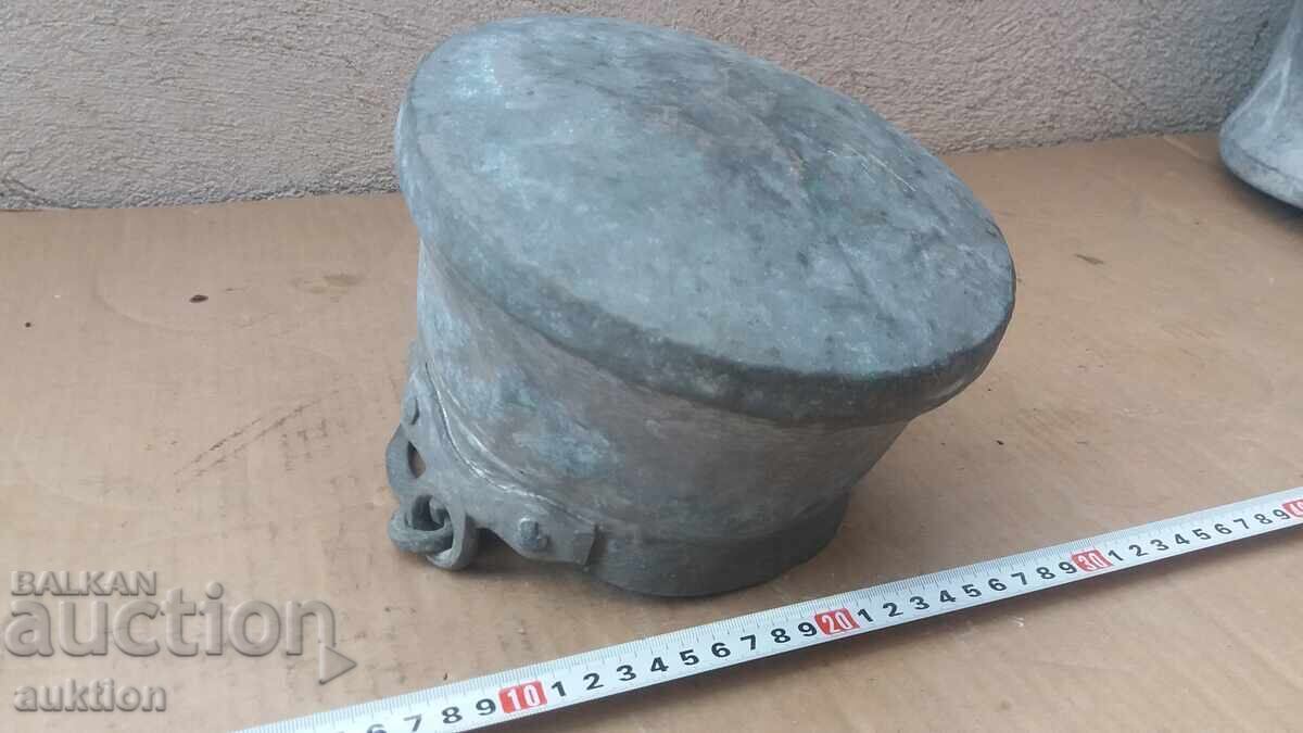 VAS DE CUPRU FORJAT MIC DE NUNTĂ, MÂNER - 7