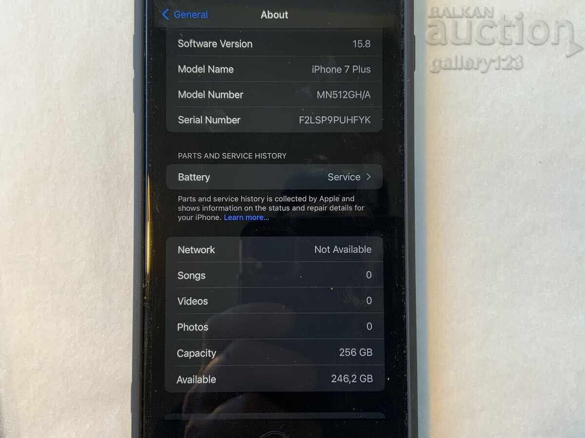 iPhone 7 Plus - 256GB without charger - working! with price € 67.00 | 131.04 BGN