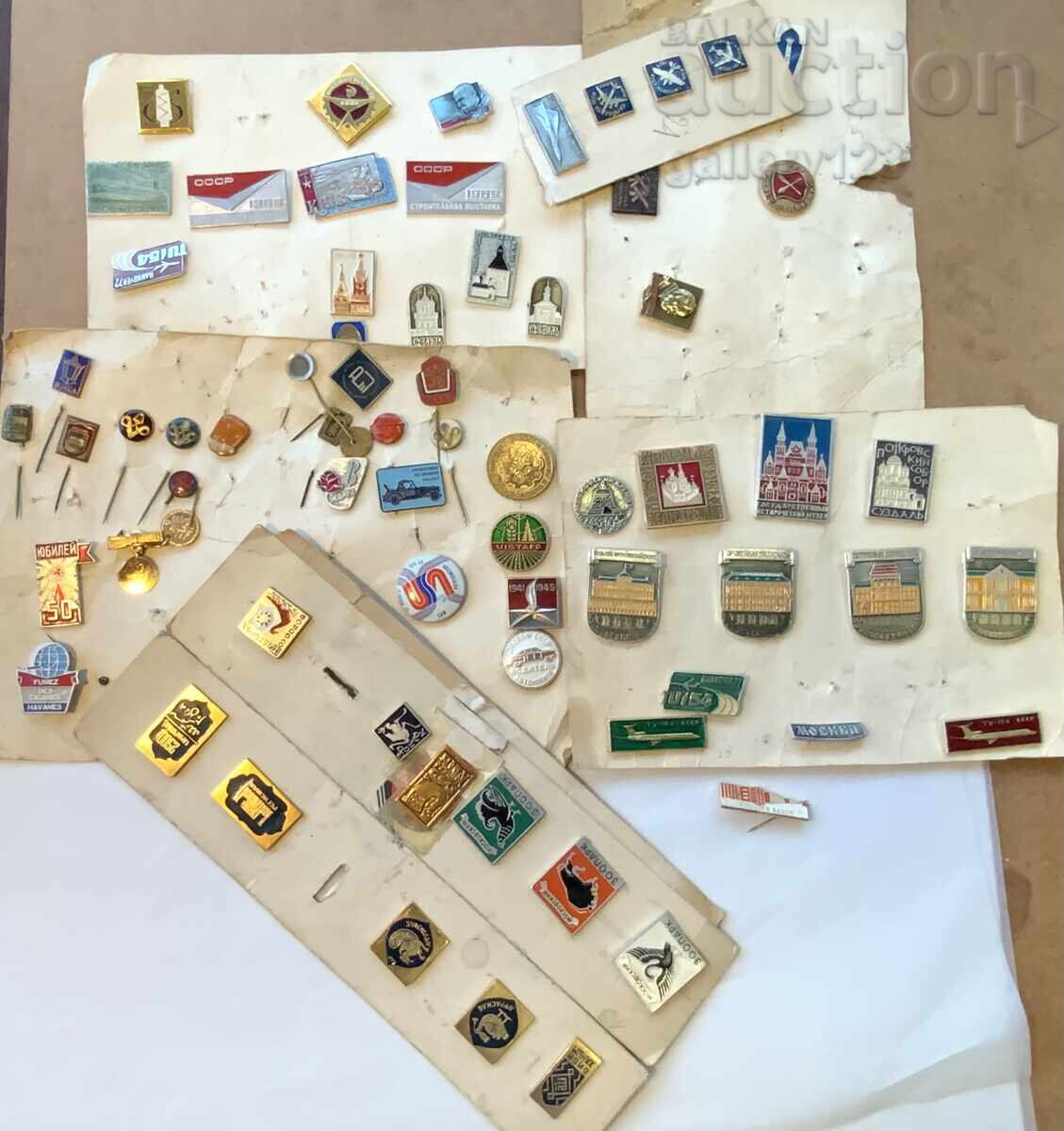 Лот стари значки