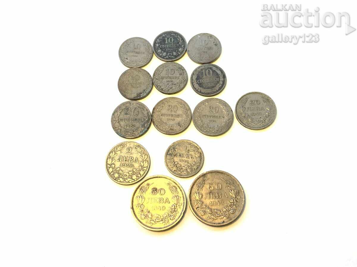 Lot of Tsar's Coins Bulgaria Various Years Lot of Tsar's Coins Bulgaria Various Years