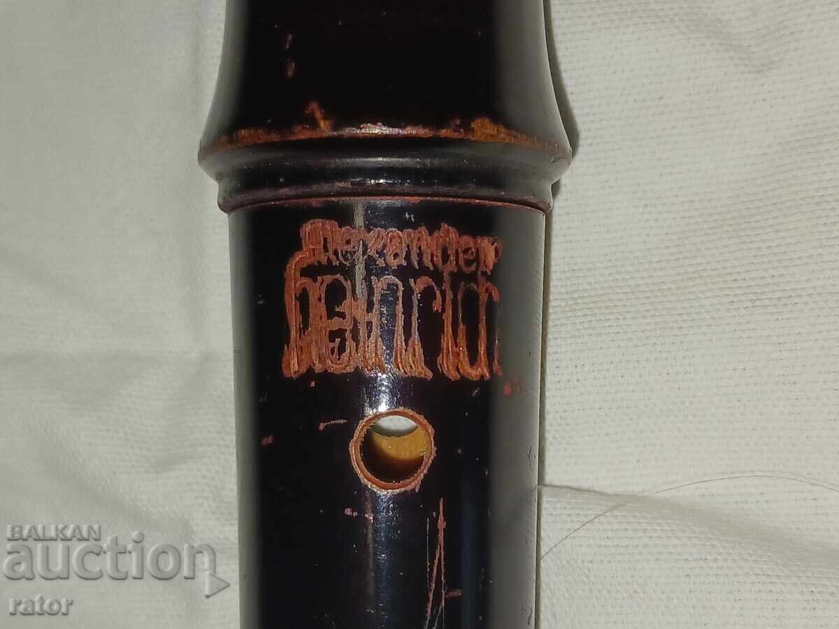 Стара дървена блокфлейта ALEXANDER HEINRICH - Германия - 5 Стара дървена блокфлейта ALEXANDER HEINRICH - Германия - 5