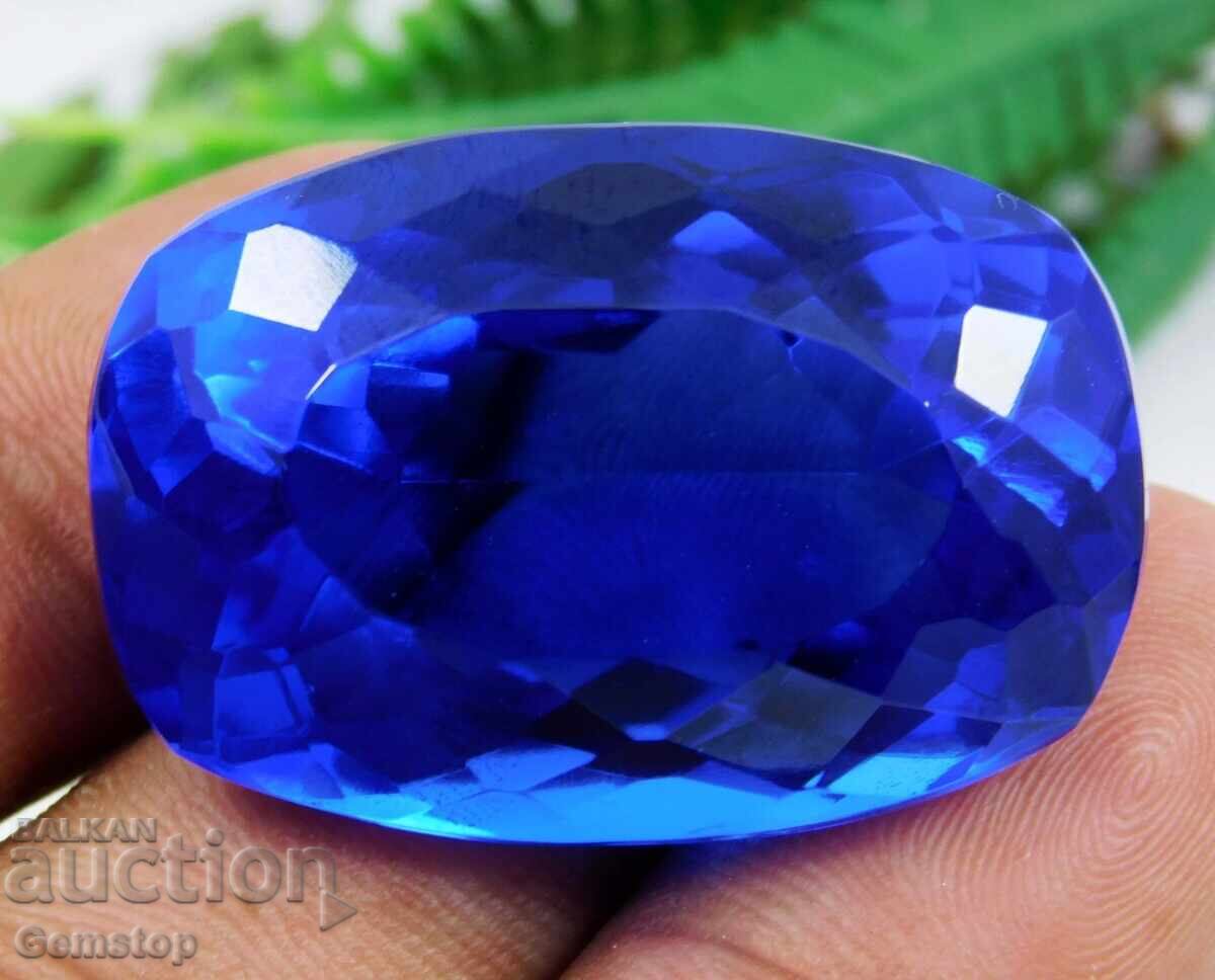 Доставка на БЗЦ! 115.85 к-та естествен танзанит кушон серт.OMGTL от 1ст! Доставка на БЗЦ! 115.85 к-та естествен танзанит кушон серт.OMGTL от 1ст!