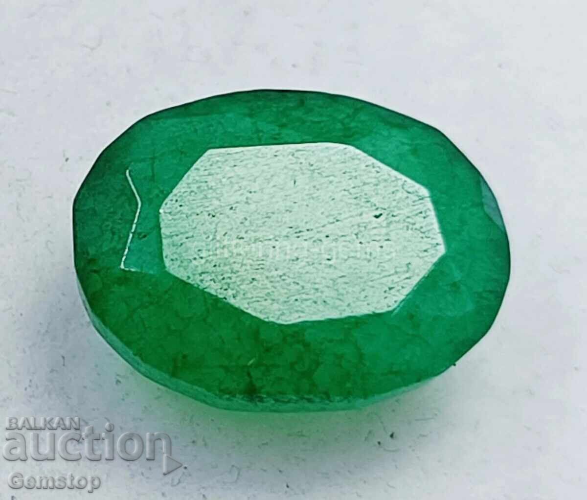 BZTS! 7.70 k-ta smarald natural oval certificat IGL de la 1st! cu preț € 0.01 | 0.02 BGN BZTS! 7.70 k-ta smarald natural oval certificat IGL de la 1st! cu preț € 0.01 | 0.02 BGN