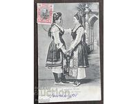 5328 Царство България Моми в Плевенска носия  1908г.