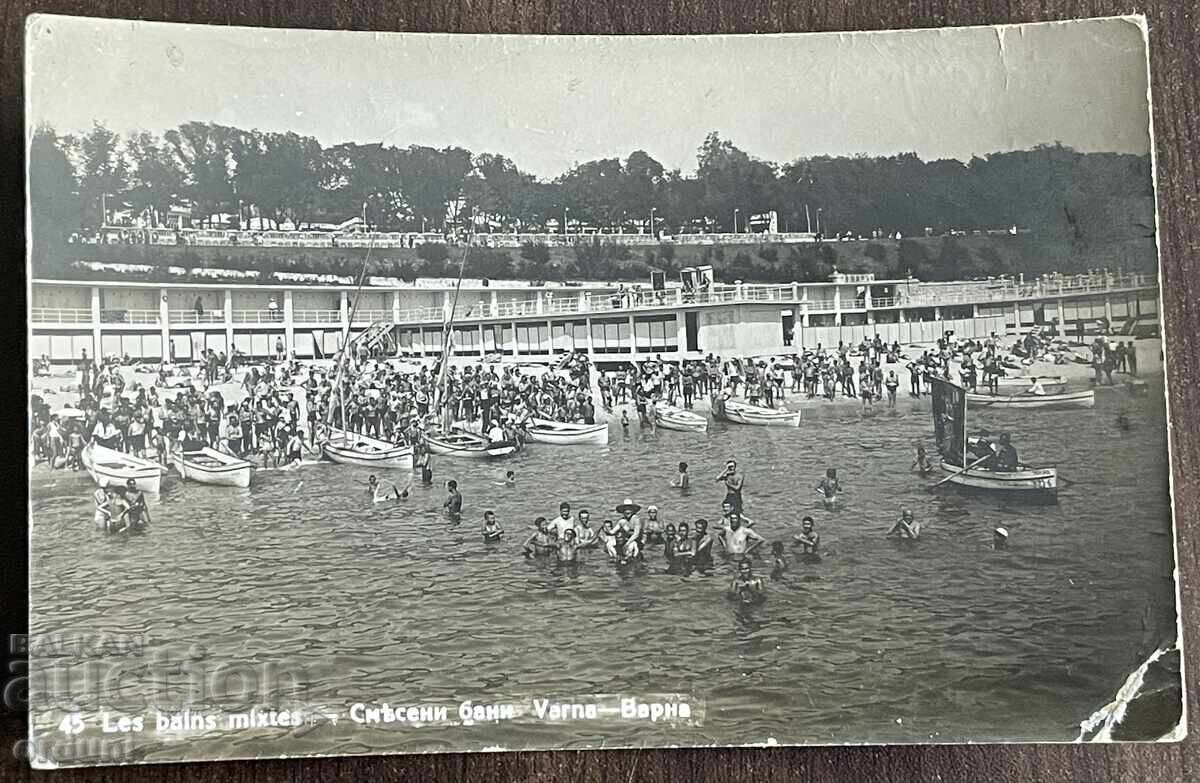 5329 Regatul Bulgariei Varna plaja Morski bani 1934g