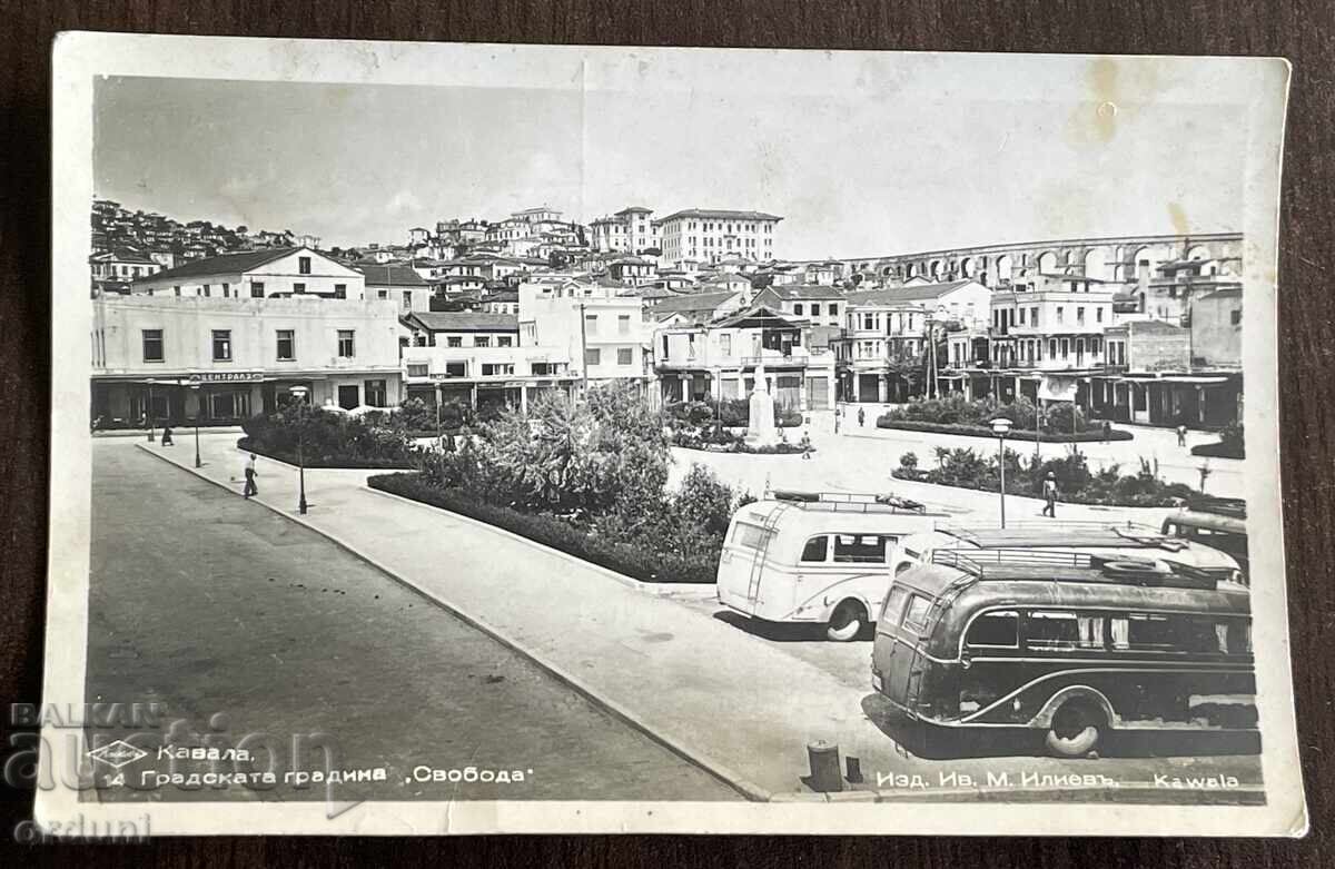 5331 Regatul Bulgariei Grecia orașul Kavala Piața Libertății 1943
