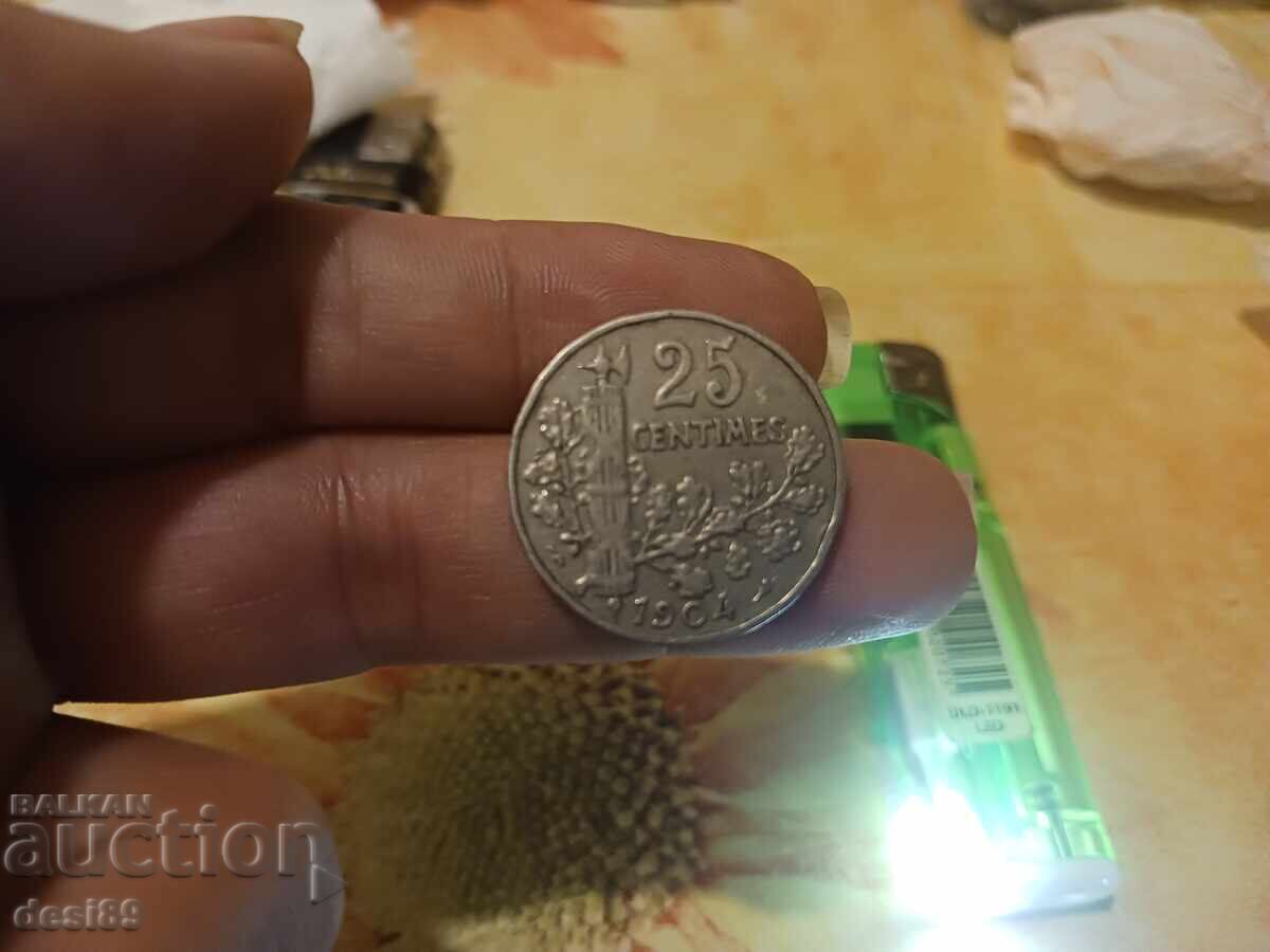 25 λεπτά 1904 - Γαλλία με τιμή € 1.00 | 1.96 BGN