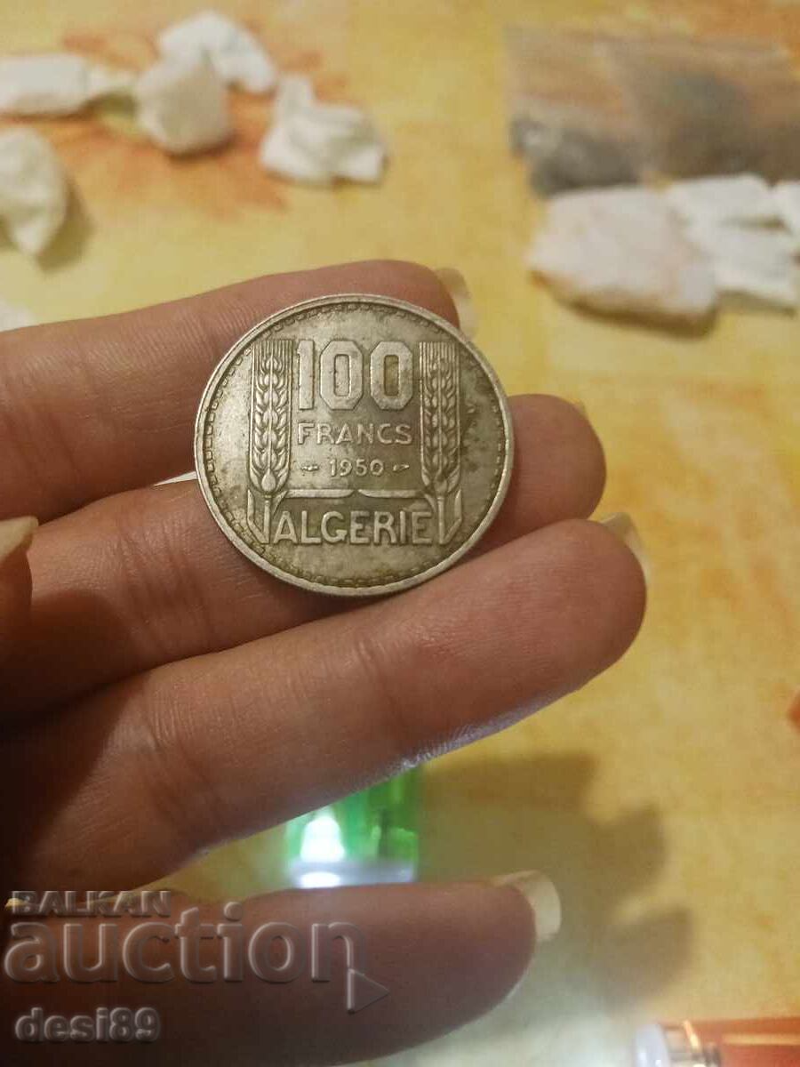100 франка-1950г. с цена € 2.00 | 3.91 лв.