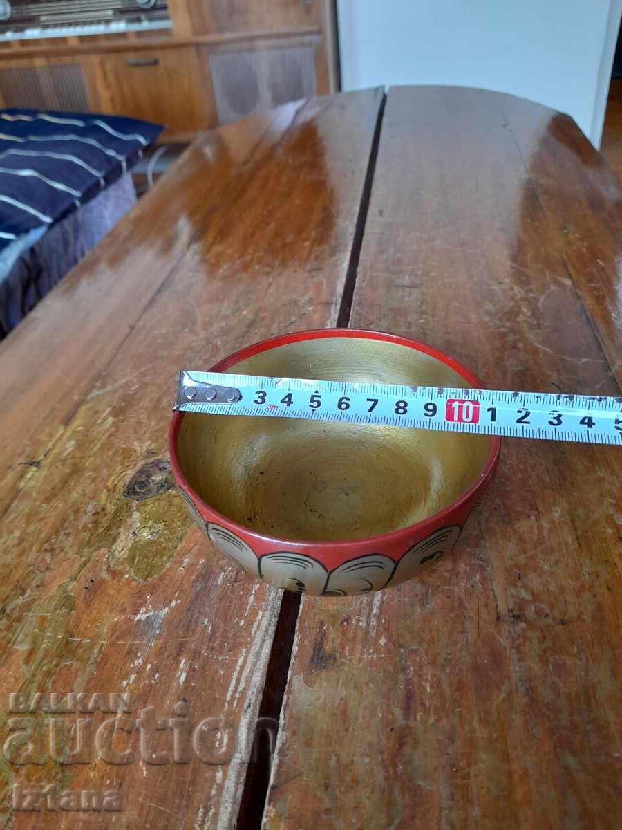 Livrarea Veche farfurie de lemn, hohloma