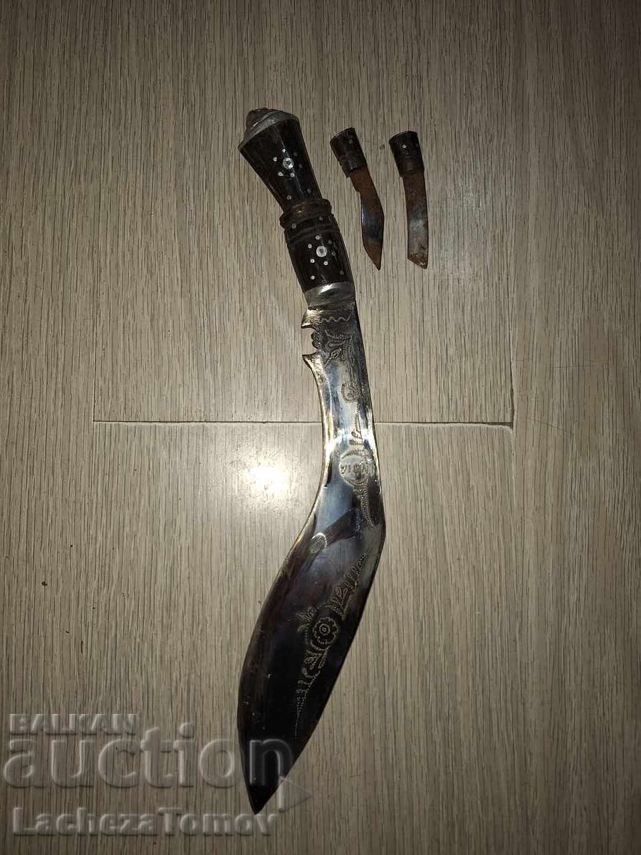 Δημοπρασία Κούκρι Νεπάλ, λεπίδα καμά, θήκη, άριστη κατάσταση